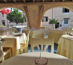 Blick in den Veranda-Gastraum des Restaurants