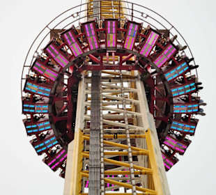 Freier Fall aus 80 Metern auf dem Freimarkt