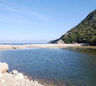 Olympos Gebiet- Flussmündung