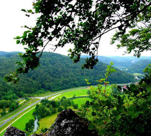 Auf-Abstieg Adlerstein Panorama