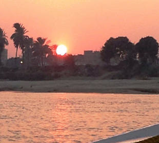 Luxor - Sonnenuntergang auf dem Nil - Amy Reisen