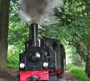 Die Museums-Eisenbahn unter Dampf