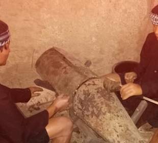 Arbeit unter der Erde