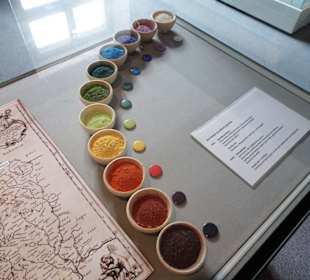 Grundstoffe der Porzellanfarbe