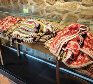 Textilverarbeitung im Museo Etnografico