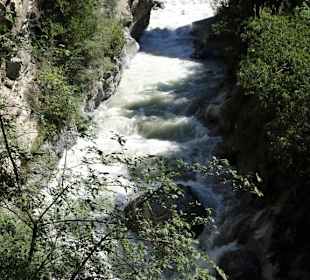 Die Passer-Klamm an der Gilfpromenade