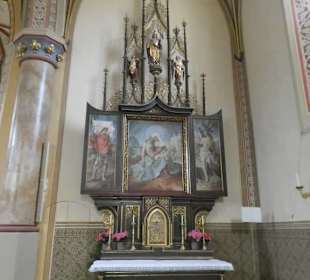 In der Kirche Mariä Himmelfahrt in Partenkirchen