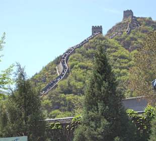 Blick auf die chinesische Mauer
