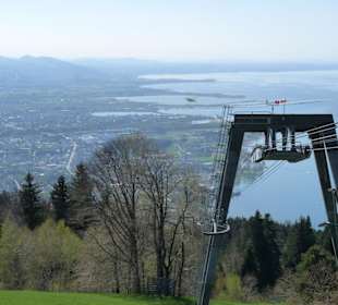 Mit der Seilbahn auf den Pfänder bei Bregenz