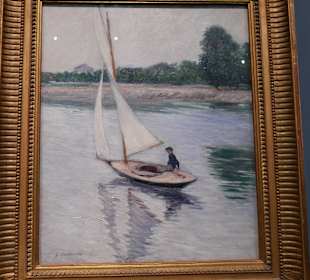 Segelboot auf der Seine,next Foto Erklärung