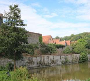 Stadtmauer am Rothenburger Weiher