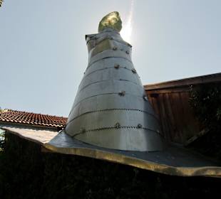 Gläserne Scheune von außen