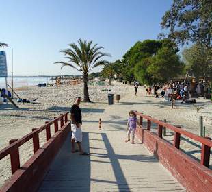 Spazieren am Strand