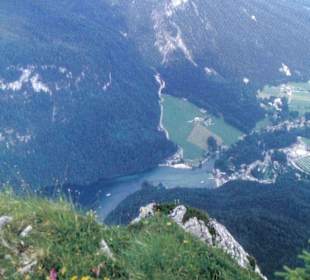Blick vom Jenner auf den Königsee