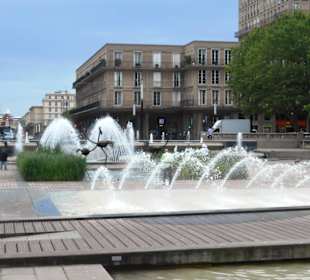 Park vor dem Rathaus Le Havre