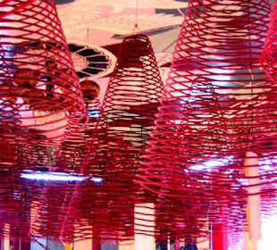 Räucherspiralen im inneren.