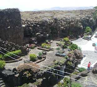 Blick auf die Anlage von oben