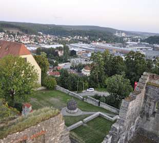 Blick vom Schloss auf die Stadt Heidenheim