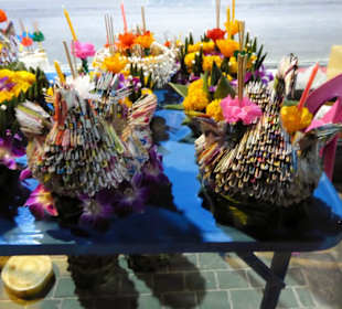 Ausgefallene Krathongs