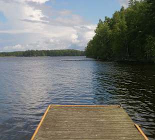 Badesteg am See