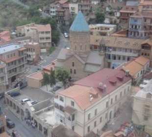 Blick auf die Altstadt aus der Seilbahn