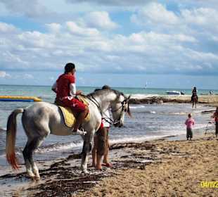 Berbershow am Strand