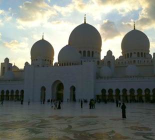 Sheikh Zayed Moschee in Abu Dhabi