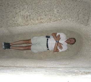 Im Inneren der Pyramide