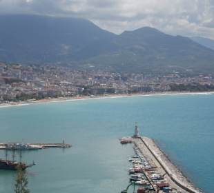 Вид с холма Аланийской крепости