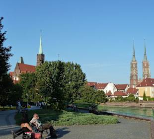 Dominsel mit Dom und Heiligkreuzkirche