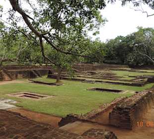 Gartenanlage Sigiriya Felsen