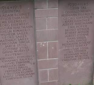 Kriegerdenkmal Grüntal