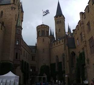 Burghof der Burg Hohenzollern