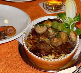 "Töpfchen" mit Champignons
