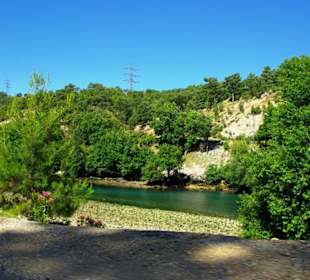 Abfahrt vom Staudamm