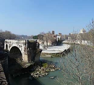 Pons Aemilius mit Tiberinsel