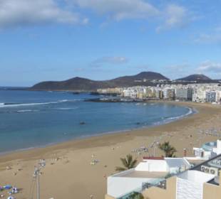 Strandblick vom 8. Stock Hotel Bull Reina Isabel