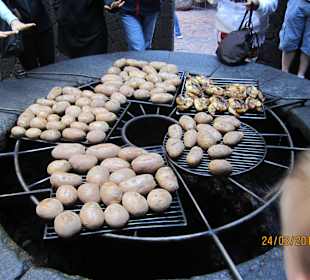 Erdwärmegrill im Restaurant 1.