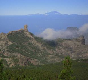 Roque Nublo und Teide von Tenerifa 