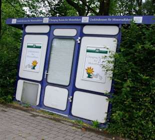 Umkleideraum für Biker