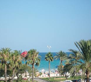 Herrlicher Blick zum Strand