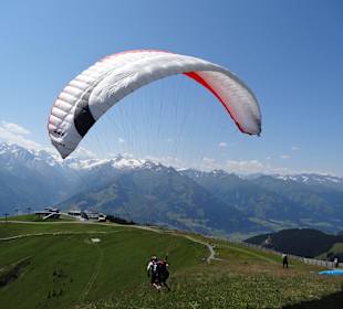 Paragliding auf der Schmittenhöhe