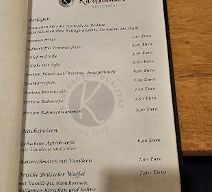 Speisekarte 12/2025