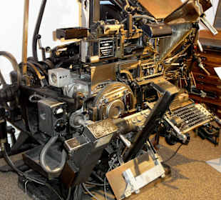 Setzmaschine im Museum Nordenham