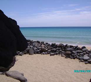 Blick aus einem Steinnest