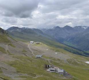 Blick von der Bergstation der Jakobshorn-Bahn