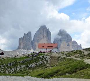 Rifugio Locatelli mit den 3 Zimmen
