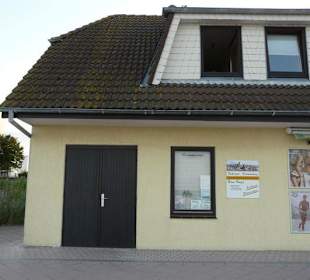 Shops and Restaurants at Sea Front in Dahme