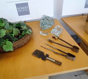 Glaskunde im Weinmuseum