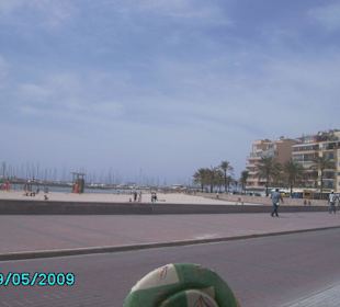 Strand und Hafen von Can Pastilla